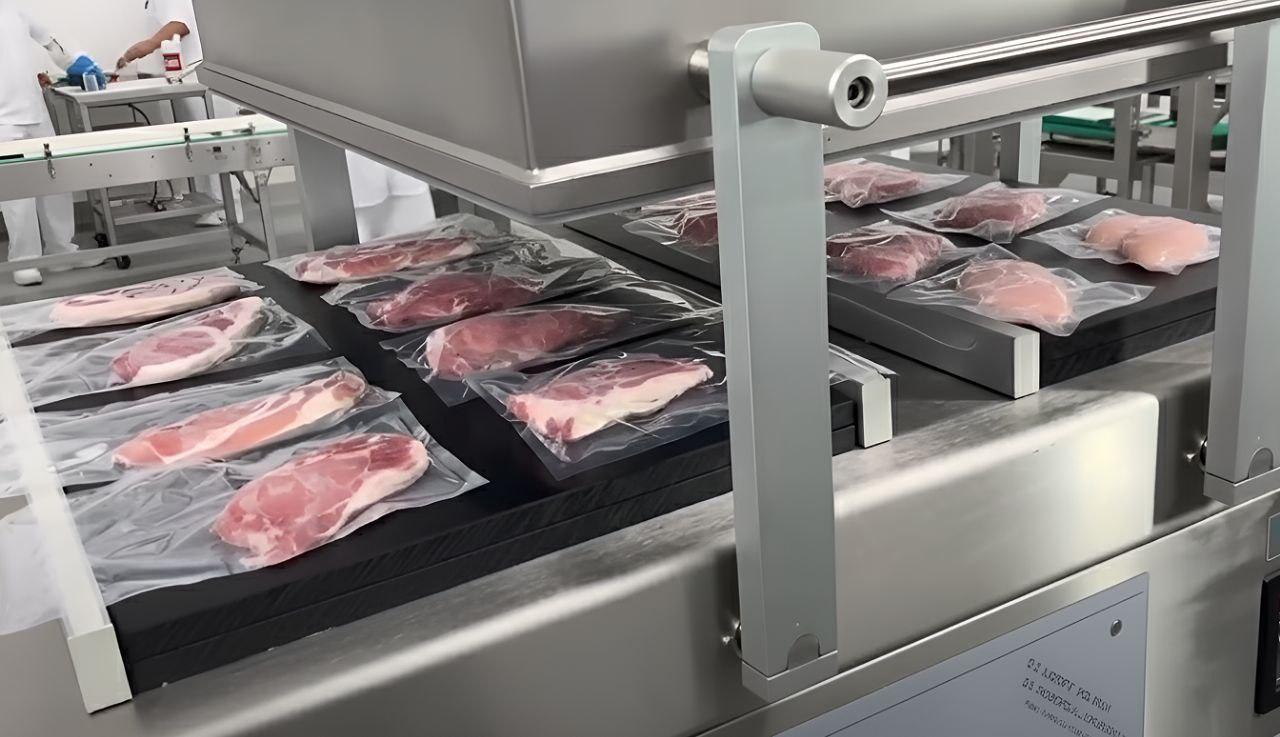 Вакуумная упаковка для мяса, рыбы и сыра